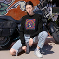 Grateful Dead Steal Your Face Cropped Sweatshirt | Psychedelic Tie-Dye Skull