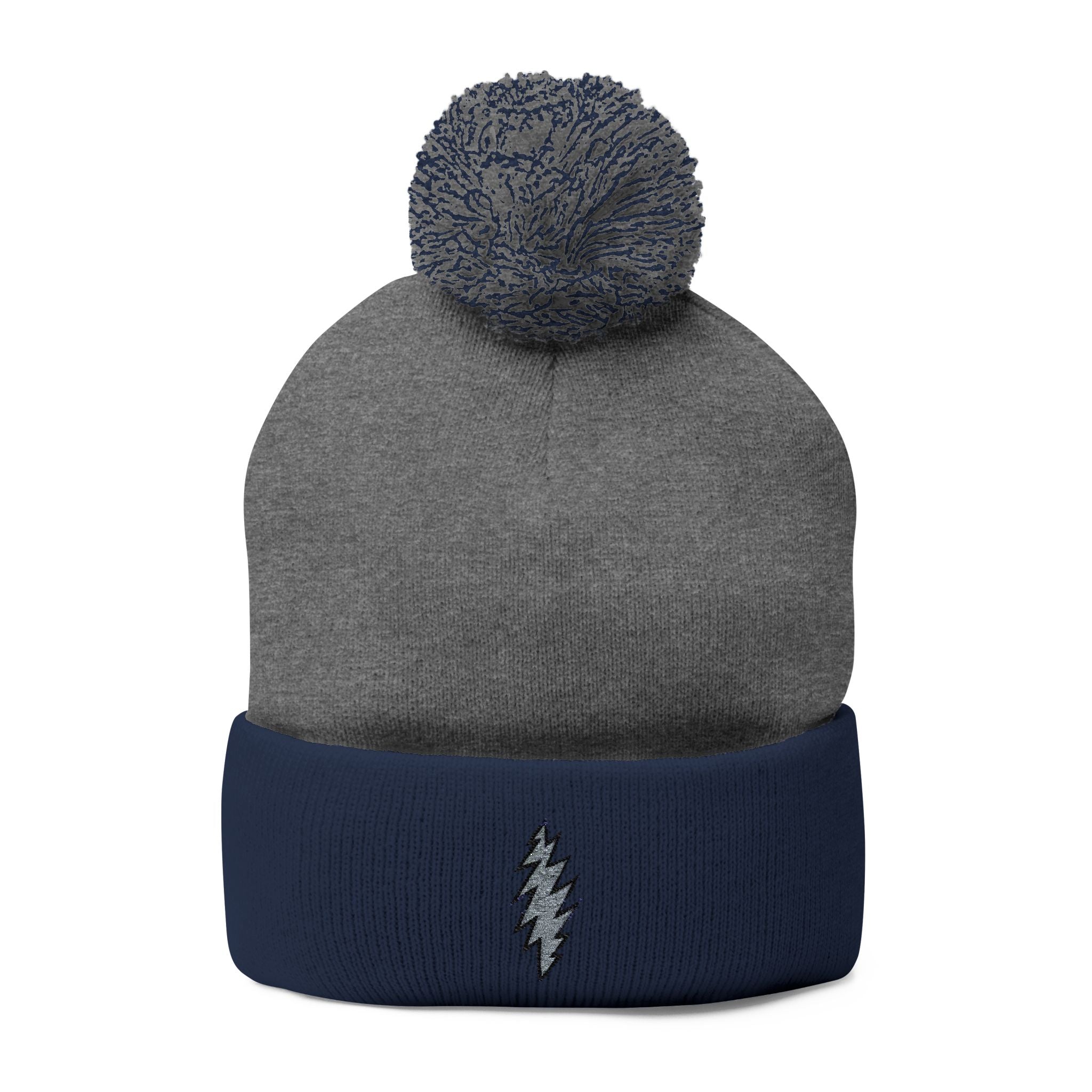 grateful dead Cozy Pom-Pom Knit Cap with Embroidered Design, Winter Hat, Gift for Him/Her, Cute Beanie, Stylish Accessory