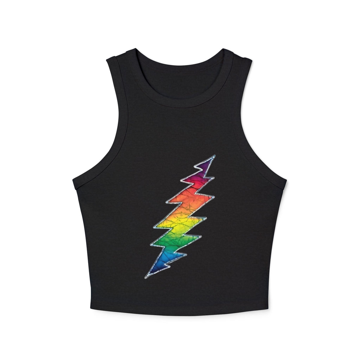 Grateful Dead Rainbow Lightning Bolt Tank Top | Pride Rock Music Graphic