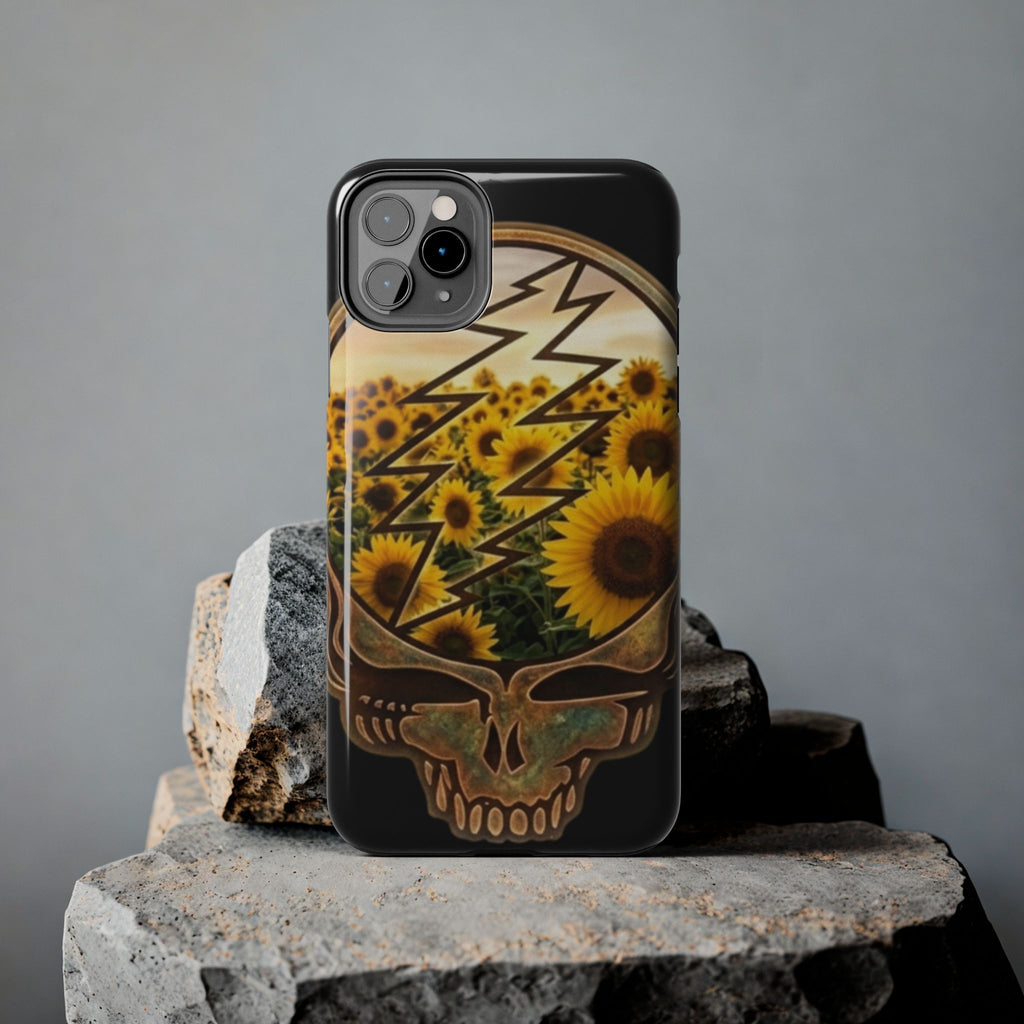Sunflower Steal Your Face phone case | Grateful Dead inspired, Gift for. a deadhead