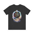 Psychedelic Skull Mirror Tee | Gift for a Deadhead, him/her , musician, Guitar Lightning Grateful Dead Style T-Shirt