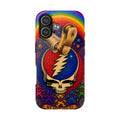 Steal Your Face Skull lightning bolt Phone Case | Psychedelic Rainbow Grateful Dead Style