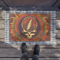 Steal Your Face Skull Doormat | Psychedelic Grateful Dead Entrance Mat
