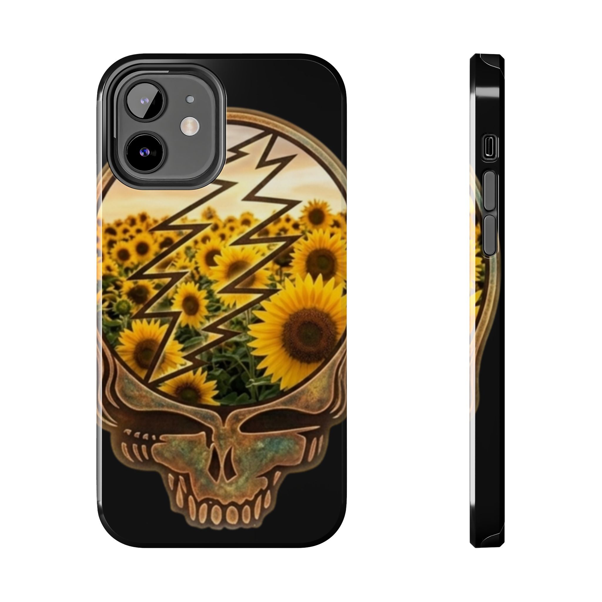 Sunflower Steal Your Face phone case | Grateful Dead inspired, Gift for. a deadhead