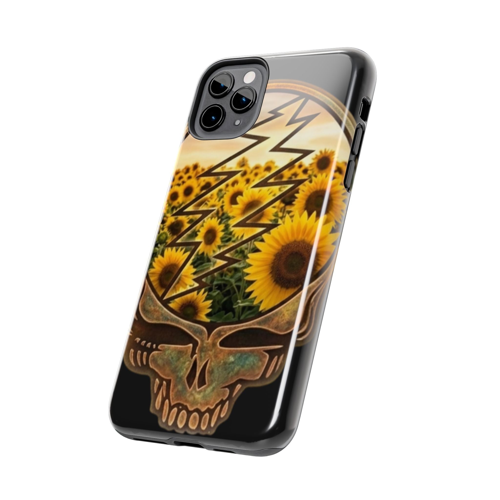 Sunflower Steal Your Face phone case | Grateful Dead inspired, Gift for. a deadhead