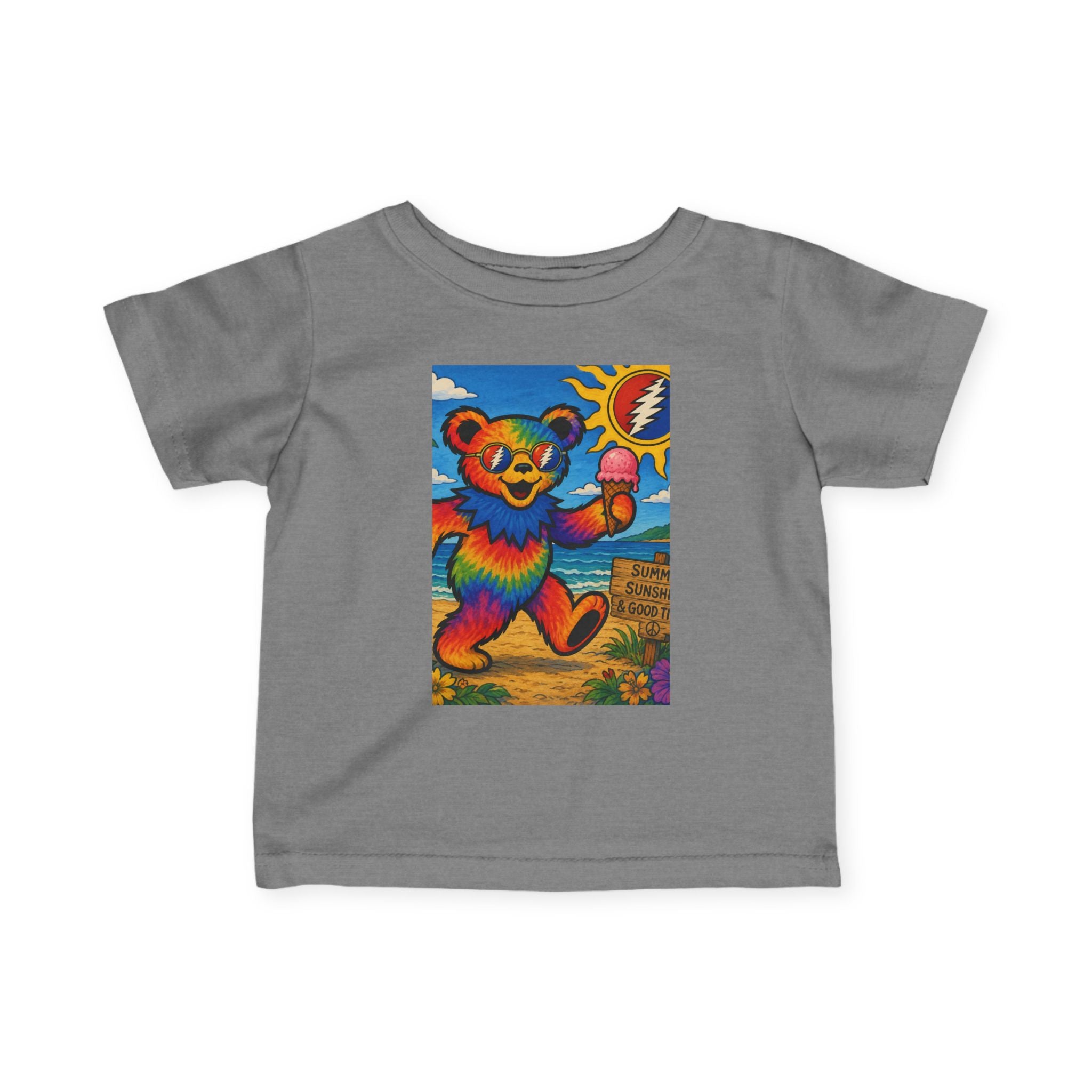 Rainbow Dancing Bear tee | Infant Tee grateful dead