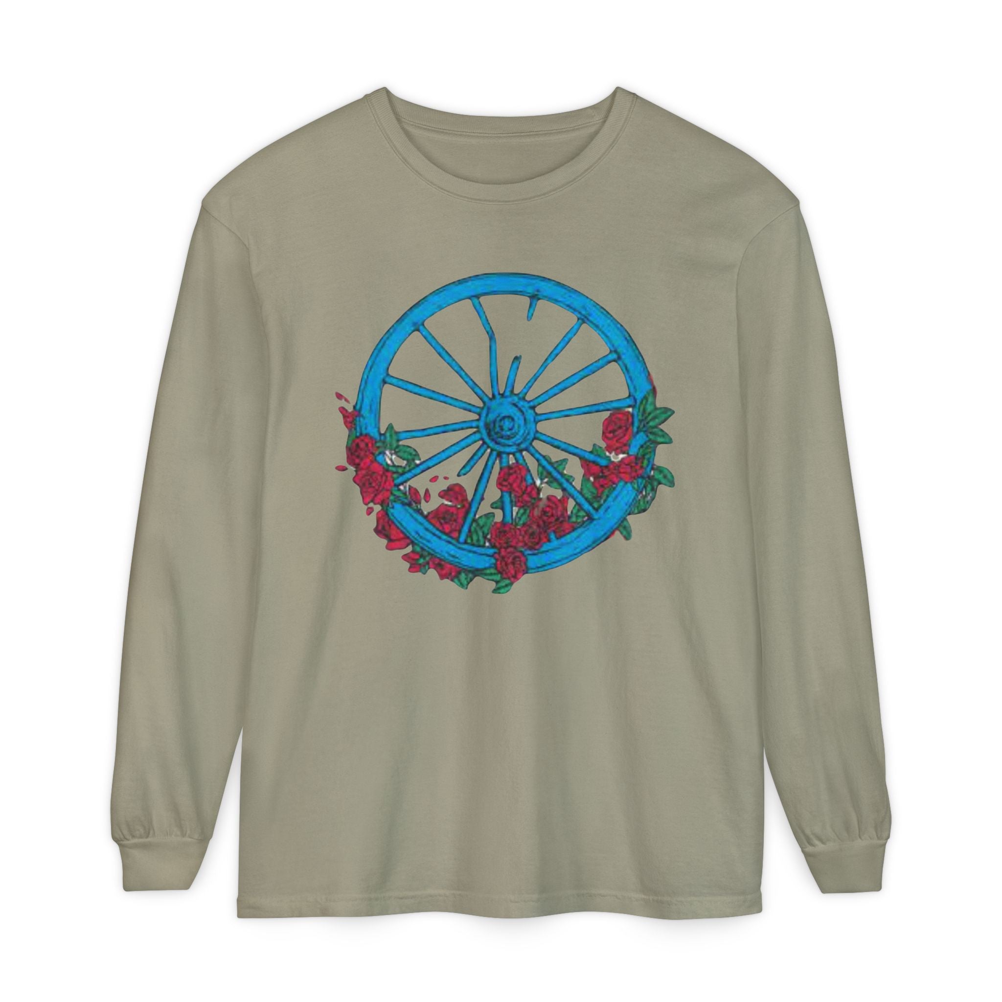 Grateful Dead  Long Sleeve Tee | Floral Western Graphic