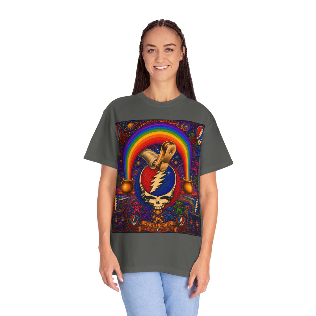 Steal Your Face Skull with RainbowT-Shirt | Psychedelic Rock Tee