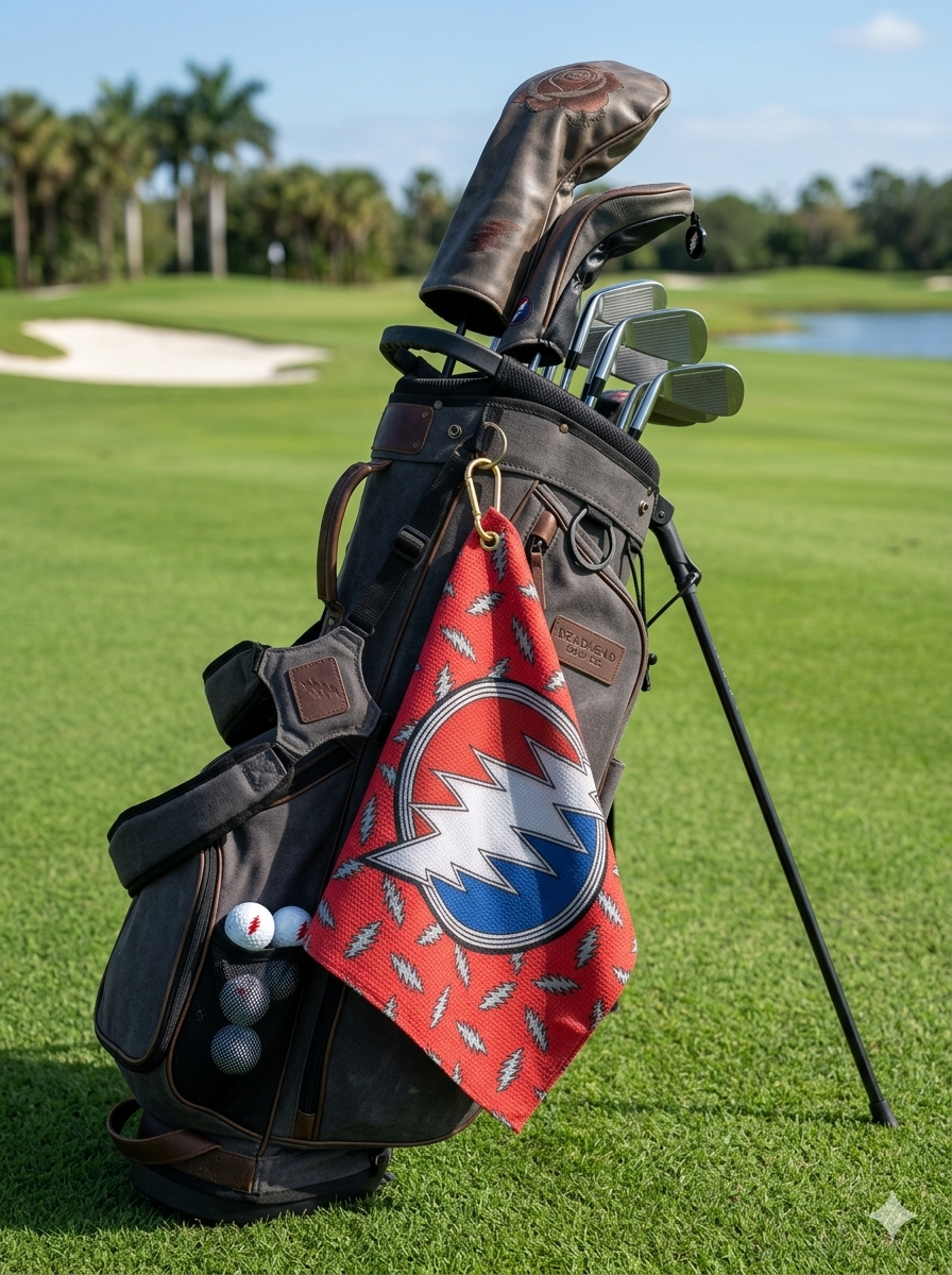 Vibrant Golf Towels for Stylish Players, Fun Gift for Golf Lovers, Perfect for Events and Celebrations, Great for Casual Play and Tournament